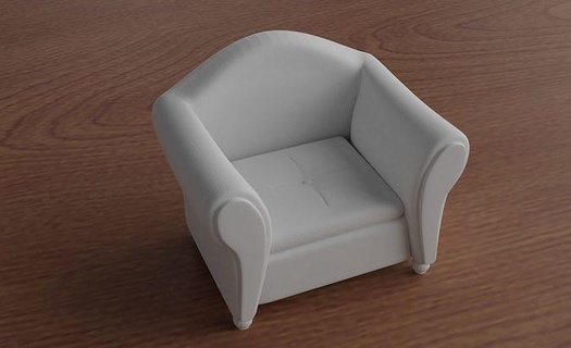 divano mobilia Stampa sala ottomano sedia poltrona reclinabile Casa architettura interni famiglia casa vita camera 3d print model - Mito3D