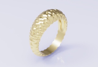 Sofa Bett leuchtenden Schmuck Liebe Gold madelis Diwan Silber Hochzeit Dekoration Diamant Ring Mode Ringe 3d print model - Mito3D