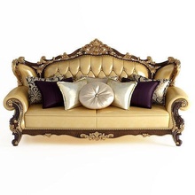 sofá classic2 mobília luxo ouro clássico decoração retro interior trono poltrona salão cadeira Projeto Antiguidade vintage ornamentado estilo ambiente 3d print model - Mito3D
