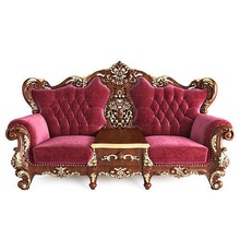sofá classic2 mueble lujo oro clásico decoración retro interior trono Sillón salón silla tapicería antiguo florido imperial diseño barroco Clásico elegante estilo 3d print model - Mito3D