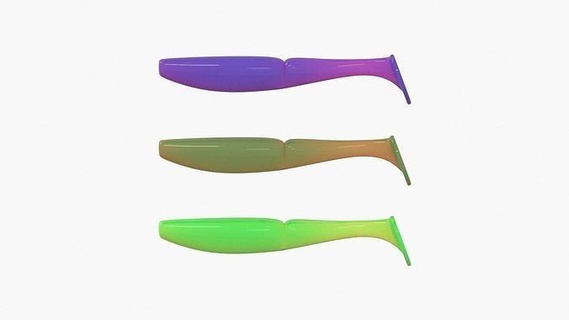 soft plastic fishing lure bait shad minnow softlures fish spinning bass hook angler nature boat tackle sports equipment sawamura hobby diy 3d print model - Mito3D