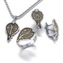 soft watch kit ring jewelry design luxury jewel jewellery printer diamond pendants necklace gold gem salvador dali rings earrings 3d print model - Mito3D