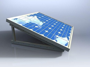 solar panel sun earth science energy astronomy physics 3d print model - Mito3D