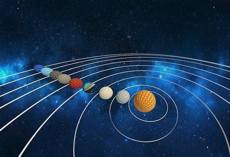 solar system science space planet astrology sun astronomy physics astronomy physics  3d print model - Mito3D