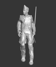 soldato guerra figura miniatura scolpire arte sculture 3d print model - Mito3D