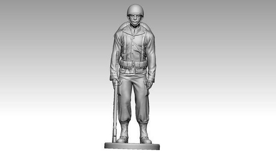 Soldat 3d drucken Modell Armee Kunst Statue Militär LKW 3d print model - Mito3D