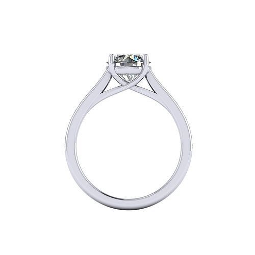 solide Liebe Diamant Ring Juwel Engagement Hochzeit Schmuck Silber Gold engagem Mode Sterling Anhänger Halskette Schönheit Ohrringe Ringe 3D print model - Mito3D