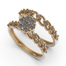 solitario oro joya Moda anillo libra esterlina 3d joyería diseño diamante Boda compromiso imprimible vestir atiyehrahmanzadeh plata belleza anillos 3d print model - Mito3D