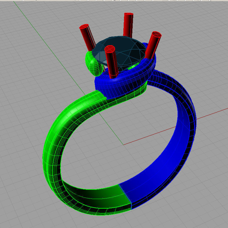 solitario diamante tagliare anello sl02 squillare zaffiro bianca sterlina fidanzamento nozze stl stampabile design 3d gioielleria engagement nuziale calcolo anelli 3D print model - Mito3D