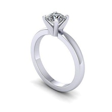 Solitär Diamant Ring 11 Juwel Engagement Hochzeit Schmuck Silber Gold engagem Mode Sterling Anhänger Halskette Schönheit Ohrringe Ringe 3d print model - Mito3D