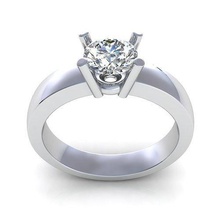 solitário diamante anel ver3 jóia gema noivado casamento jóias prata joalheria ouro engagem moda esterlina pingente colar beleza brincos pingentes argolas 3d print model - Mito3D