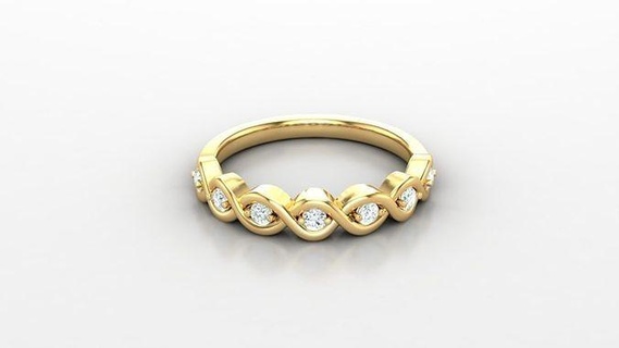 solitario diamante anillo versión 3 slt 117 mujer joyería joya compromiso Boda anillos mano diamantes pulsera hecha canalla joyeria collares diseñadora joyas diseño 3d print model - Mito3D