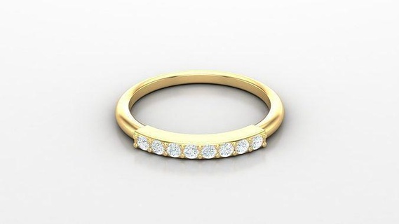 solitaire diamant bague version 3 slt 126 femmes bijoux engagement mariage anneaux main diamants bracelet faits goujat accro colliers créateur conception 3d print model - Mito3D