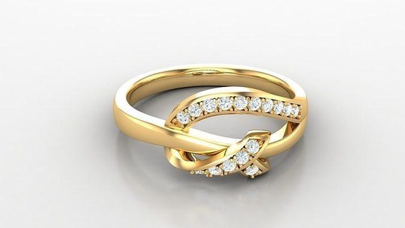 solitario diamante anillo versión 3 slt 142 mujer joyería joya compromiso Boda anillos mano diamantes pulsera hecha canalla joyeria collares diseñadora joyas diseño 3d print model - Mito3D
