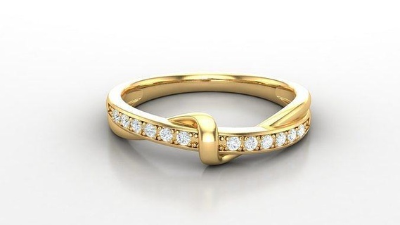 solitario diamante anillo versión 3 slt 143 mujer joyería joya compromiso Boda anillos mano diamantes pulsera hecha canalla joyeria collares diseñadora joyas diseño 3d print model - Mito3D