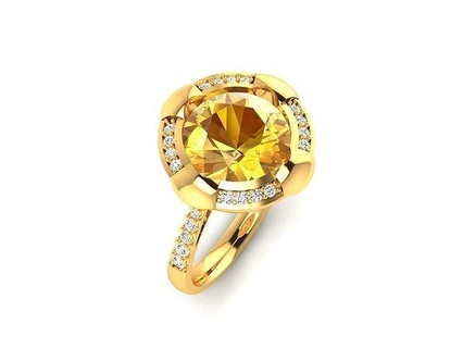 solitaire engagement bague bijoux bande femme mariage éternité imprimable diamant 39 anneaux sterling engagem argent 3d print model - Mito3D