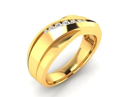 Solitaire nişan yüzük yüzükler mücevher düğün yazdırılabilir elmas gümüş takı sterlin beyaz parlak platin us 3d print model - Mito3D