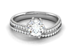 solitário noivado anel pulseira flexível joalheria pulseiras cabo esterlina imprimível prata jóia jóias Casamento diamante colar moda platina roupa argolas 3d print model - Mito3D