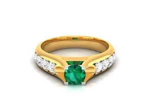 solitär engagement ring juwel hochzeit schmuck druckbar diamant silber gold sterling weiß brillant platin ringe luxus wertvoll 3d print model - Mito3D