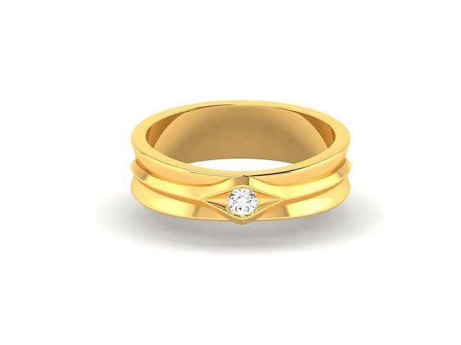 Solitaire nişan yüzük düğün takı moda klasik mücevher elmas yazdırılabilir parlak 1895 çap gelin yüzükler vintag gergedan 3D print model - Mito3D