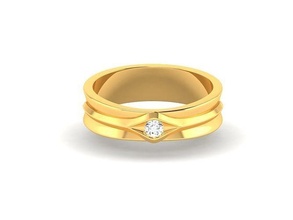 solitaire engagement ring wedding jewelry fashion classic jewel gem diamond printable brilliant 1895 diamant bridal rings vintag rhinoceros 3d print model - Mito3D