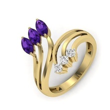 solitário noivado anel 3d modelo 4prong diamante Comprar ouro joalheria argolas EUA Canadá Europa imprimível coração passar único brilhante 3d print model - Mito3D
