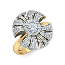 solitaire nişan 3d yazıcı modeli yüzük takı elmas diamondring altın mücevher değerli taş Gümüş gem yazdırılabilir düğün yüzüğü moda 3d print model - Mito3D