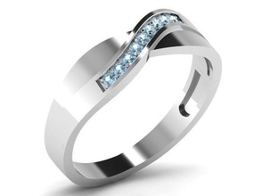 solitario Fidanzamento squillare 3dm stl obj fbx render dettagli gioielleria gemma diamante gioiello argento oro collana platino bianca stampabile nozze anelli brillante 3d print model - Mito3D