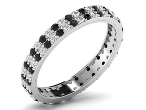 solitario Fidanzamento squillare 3dm stl obj fbx render dettagli anelli sterlina stampabile diamante platino brillante nozze gioiello gioielleria argento bianca oro 3d print model - Mito3D