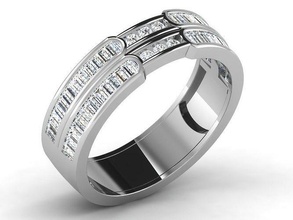 solitaire engagement ring 3dm stl obj fbx render details jewelry band womenring wedding gold diamond fashion rings bulk collection dimaond women 3d print model - Mito3D