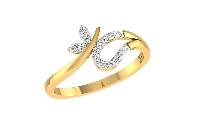solitario compromiso anillo 3dm stl obj fbx detalles anillos libra esterlina joyería joya oro banda plata brillante diamante imprimible platino Boda delicado 3D print model - Mito3D