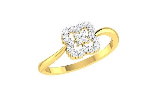 solitário noivado casamento banda anel argolas esterlina imprimível diamante platina brilhante jóia jóias prata joalheria delicado luz ouro branco 3d print model - Mito3D
