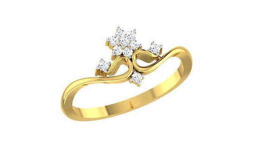 solitario Fidanzamento nozze circonvallazione squillare anelli sterlina stampabile diamante platino brillante gioiello gioielleria argento delicato luce oro bianca 3d print model - Mito3D