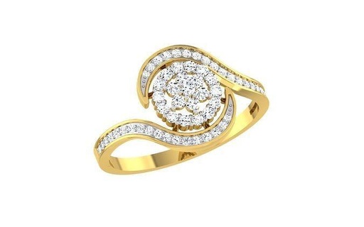 Solitär Engagement Hochzeit Bypass Ring Ewigkeit Band Frauen wertvoll Jahrestag Braut versprechen Valentinstag Schmuck Gold Diamant Ringe Mode 3d print model - Mito3D