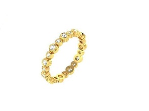 solitär engagement hochzeit diamant ring ringe juwel schmuck silber gold sterling weiß brillant platin 3d print model - Mito3D