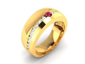 solitaire engagement mariage diamant bague bijoux bijou or lumière poids gemme imprimable anneaux délicat platine wt ultra minimaliste 3d print model - Mito3D