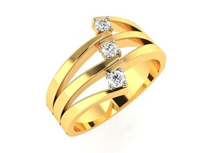 solitário noivado Casamento diamante anel casal conjunto banda argolas par cisnes promessa prata mulheres ouro joalheria jóias imprimível esterlina 3d print model - Mito3D