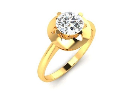 solitário noivado Casamento diamante anel argolas senhoras mulher mulheres rubi esmeralda azul safira joalheria prata jóia 3d print model - Mito3D