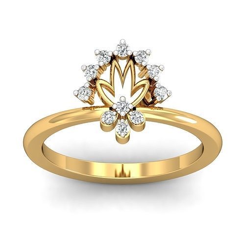 Solitär Engagement Hochzeit Diamant Ring Schmuck Gold Frau Frauen Design Ringe Silber druckbar Sterling Mode 3D print model - Mito3D