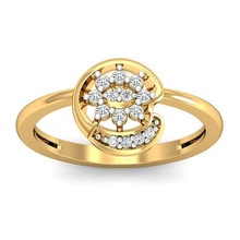 solitario Fidanzamento nozze diamante squillare anelli sterlina stampabile platino brillante gioiello gioielleria argento delicato luce oro bianca 3d print model - Mito3D