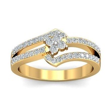 solitário noivado Casamento diamante anel conjunto banda homens 3d modelos argolas mulheres casamento gótico prata imprimível joalheria ouro 3d print model - Mito3D