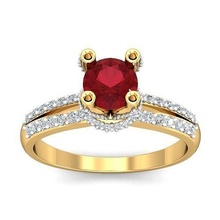 Solitär Engagement Hochzeit Diamant Ring Schmuck Band Frauenring Gold Mode Ringe Bulk Sammlung Frauen 3d print model - Mito3D