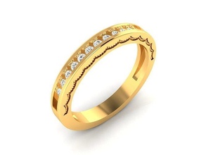 solitaire engagement mariage diamant bague anneaux gemme bijou bijoux imprimable argent or sterling blanc brillant platine 3d print model - Mito3D