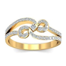 Solitär Engagement Hochzeit Diamant Ring Schmuck Platin Gold Juwel brillant druckbar 3d Silber Mode Schönheit Rubin Ringe 3d print model - Mito3D