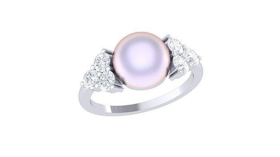 solitário noivado Casamento opala pedra anel joalheria platina argolas diamante ouro moda mulheres aniversário proposta 3d print model - Mito3D