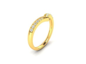 solitario fidanzamento nozze squillare donne diamante gioiello gioielleria render animazione giradischi moda media design 3d modelli pt3d oro carattere anelli 3d print model - Mito3D