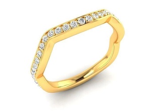 solitario Fidanzamento nozze squillare gioielleria oro argento stampabile diamante gioiello gemma moda anelli brillante sterlina engagement 3d print model - Mito3D