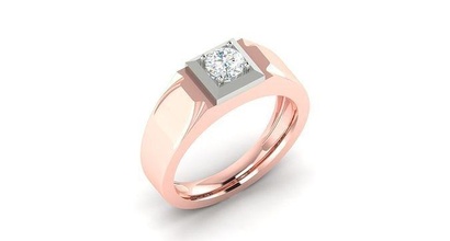 solitaire engagement mariage bague anneaux gemme bijou bijoux imprimable diamant argent or sterling blanc brillant platine Taille 3d print model - Mito3D