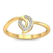 solitaire engagement mariage bague bijoux bande femme or diamant mode anneaux masse collection femmes 3d print model - Mito3D
