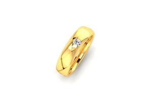 solitario compromiso boda anillo 3dprinted diseño moda oro dorado joya joyería impresión imprimible prototipos anillos plata patrones antiguo elegante diamante 3d print model - Mito3D